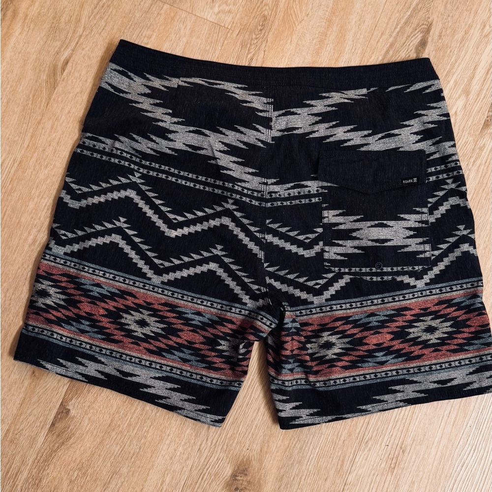 Roark The Chiller Boardshorts in Blue and White